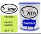 Preview: Porsche, Peridot Metallic, 2S1 / 7L: 1L Lackdose, von ATW Autoteile West.
